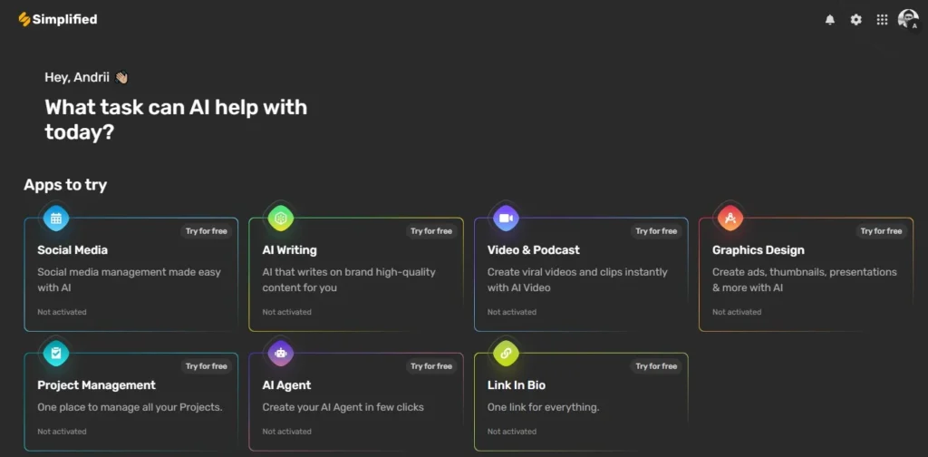 Simplified AI – The All-in-One Tool for Design, Marketing & Content Creation
