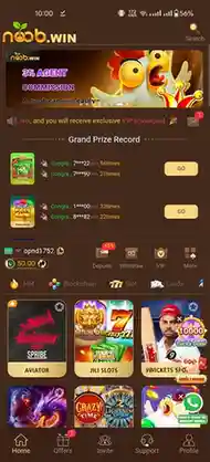 Noobwin Gam Download interface 2026