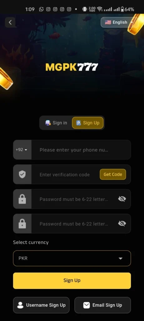 MGPK 777 Game Registration